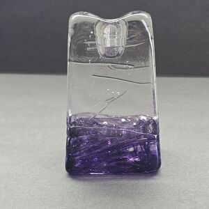Glasslight Studio Amethist Art Glass Obelisk Candle Holder Joel & Candace Bless